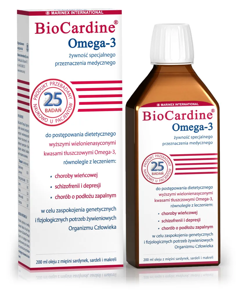 Biocardineomega-3, olej, 200 ml