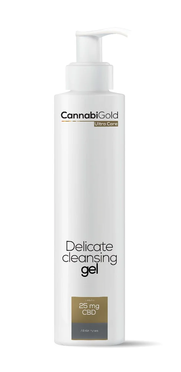 CannabiGold delikatny żel myjący, 200 ml