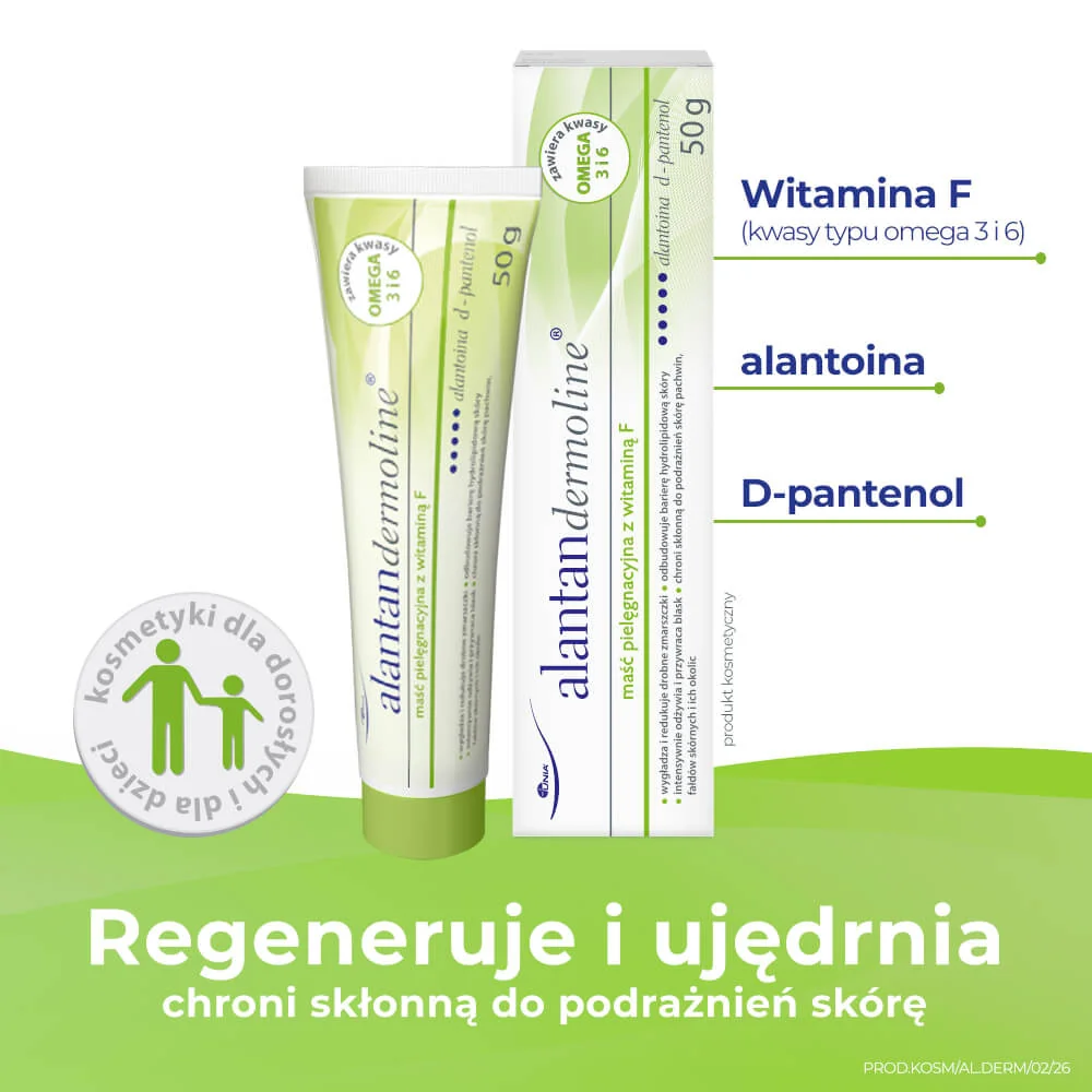 Alantandermoline maść pielęgnacyjna z witaminą F, 50 g