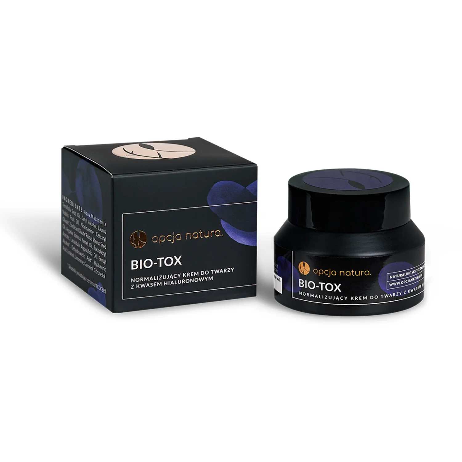 Opcja Natura Bio Tox krem do twarzy z kwasem hialuronowym, 50 ml