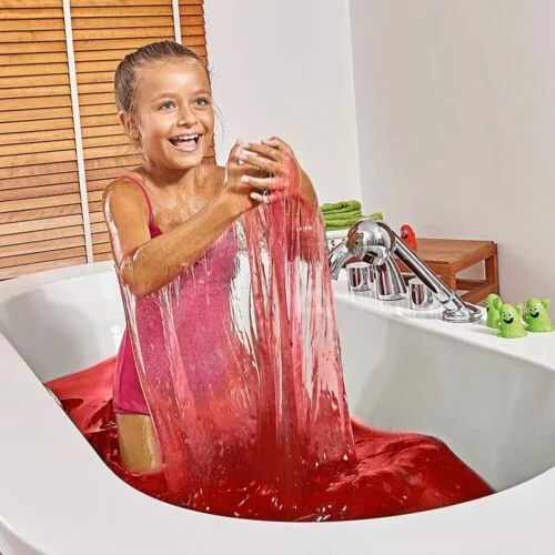Zimpli Kids Slime Baff zestaw do robienia glutów, czerwony, 150 g