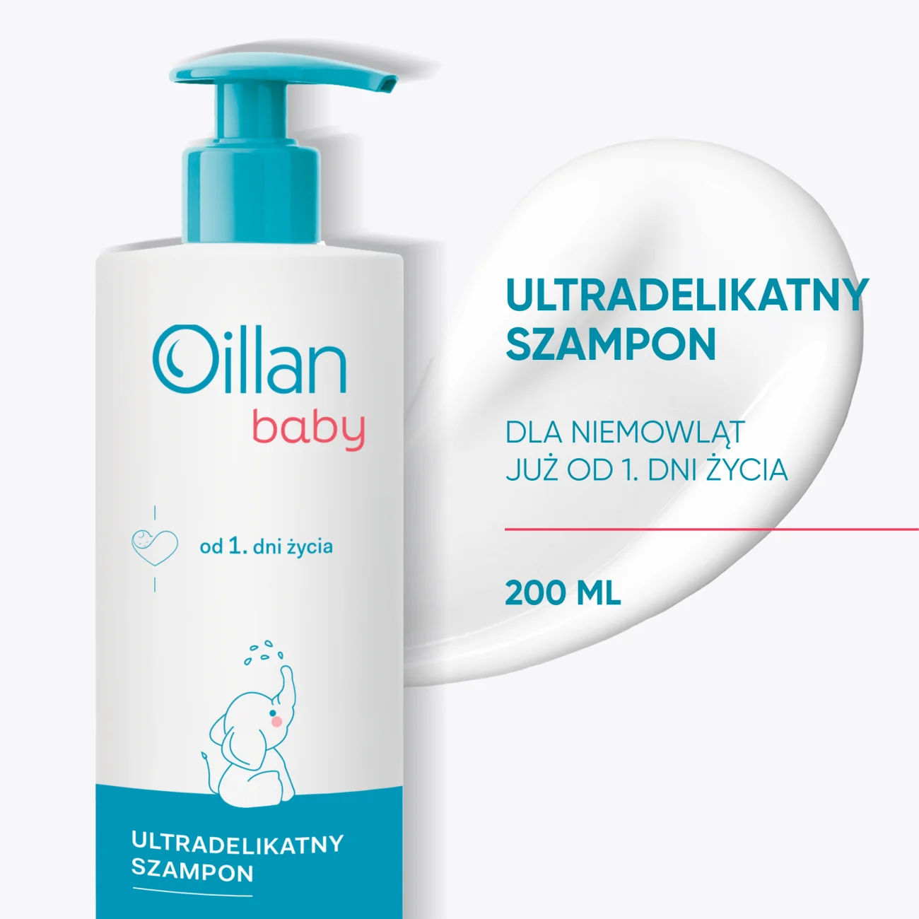 Oillan Baby ultradelikatny szampon, 200 ml