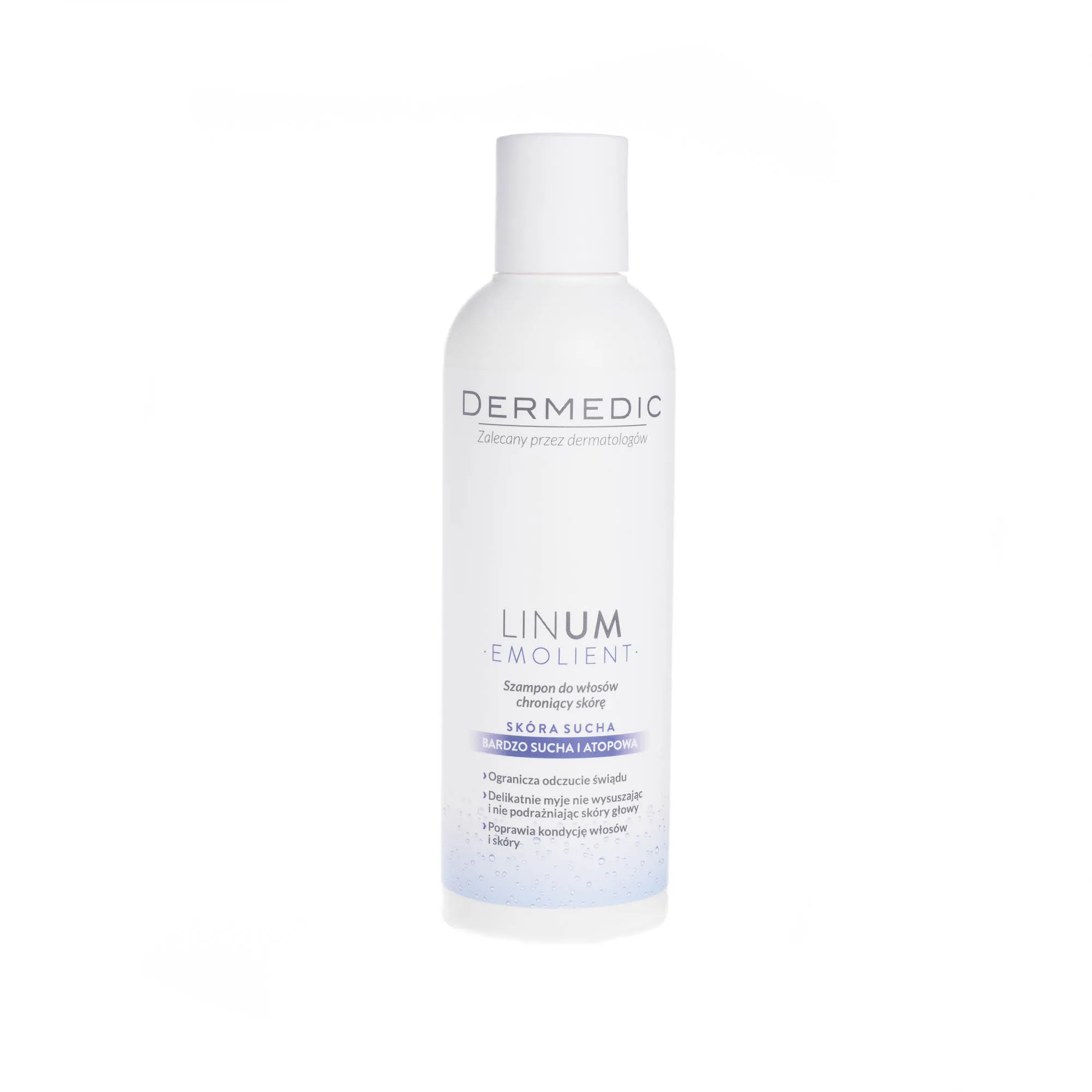 Dermedic Linum emolient szampon do włosów chroniący skórę, skóra sucha, bardzo sucha, atopowa, 200 ml
