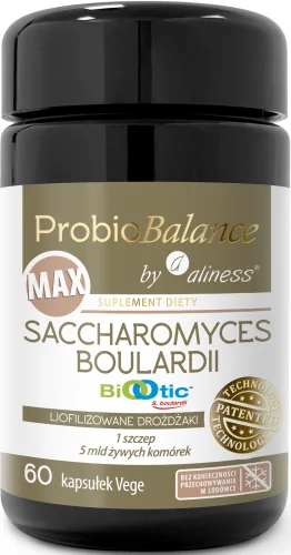 ProbioBalance MAX Saccharomyces Boulardii 5 mld 60 kapsułek vege