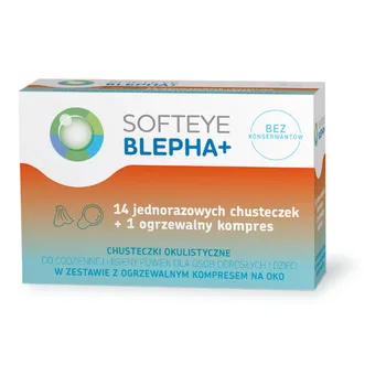 Softeye Blepha+, chusteczki okulistyczne, 1 zestaw 