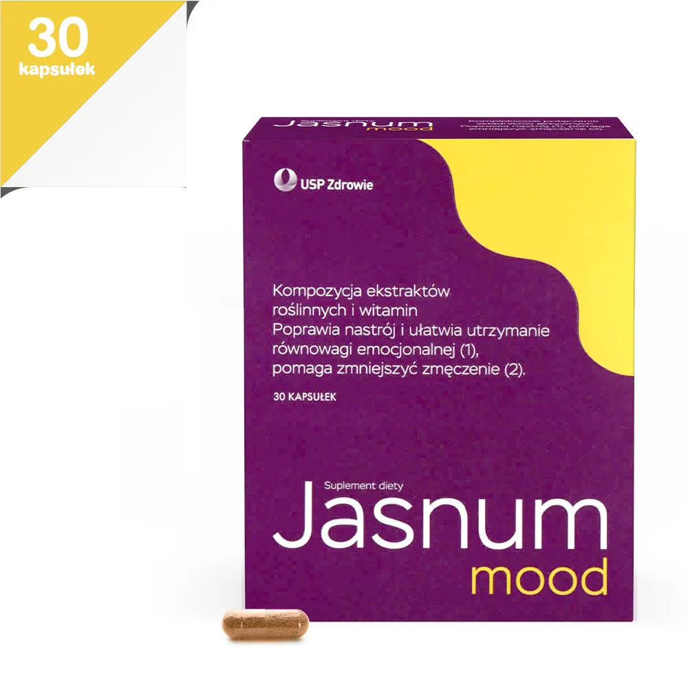 Jasnum Mood, suplement diety, 30 kapsułek