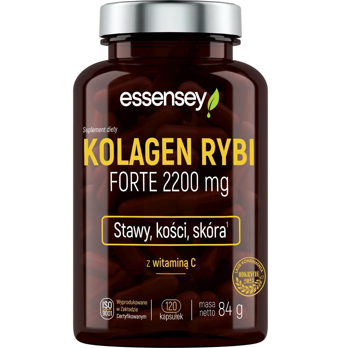 Essensey Kolagen Rybi Forte 2200 mg 120 kapsułek