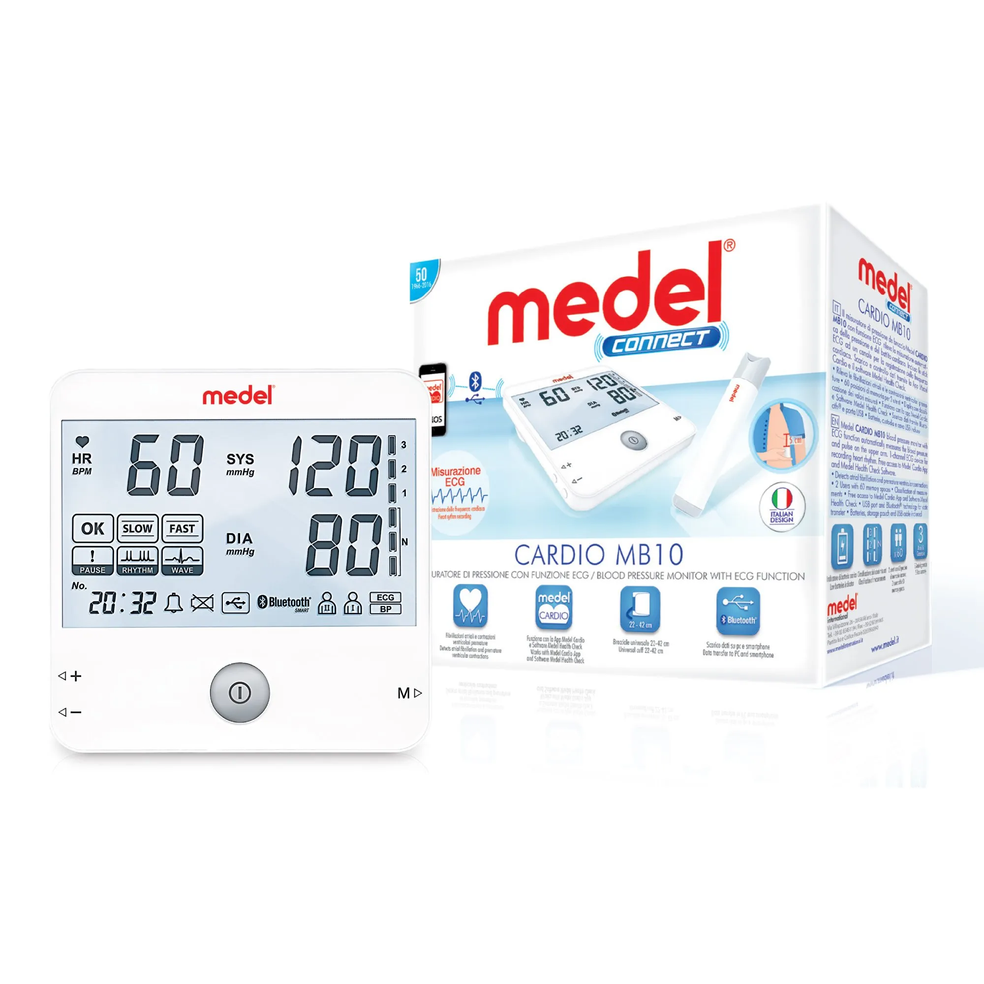 Medel Connect Cardio MB10, ciśnieniomierz naramienny