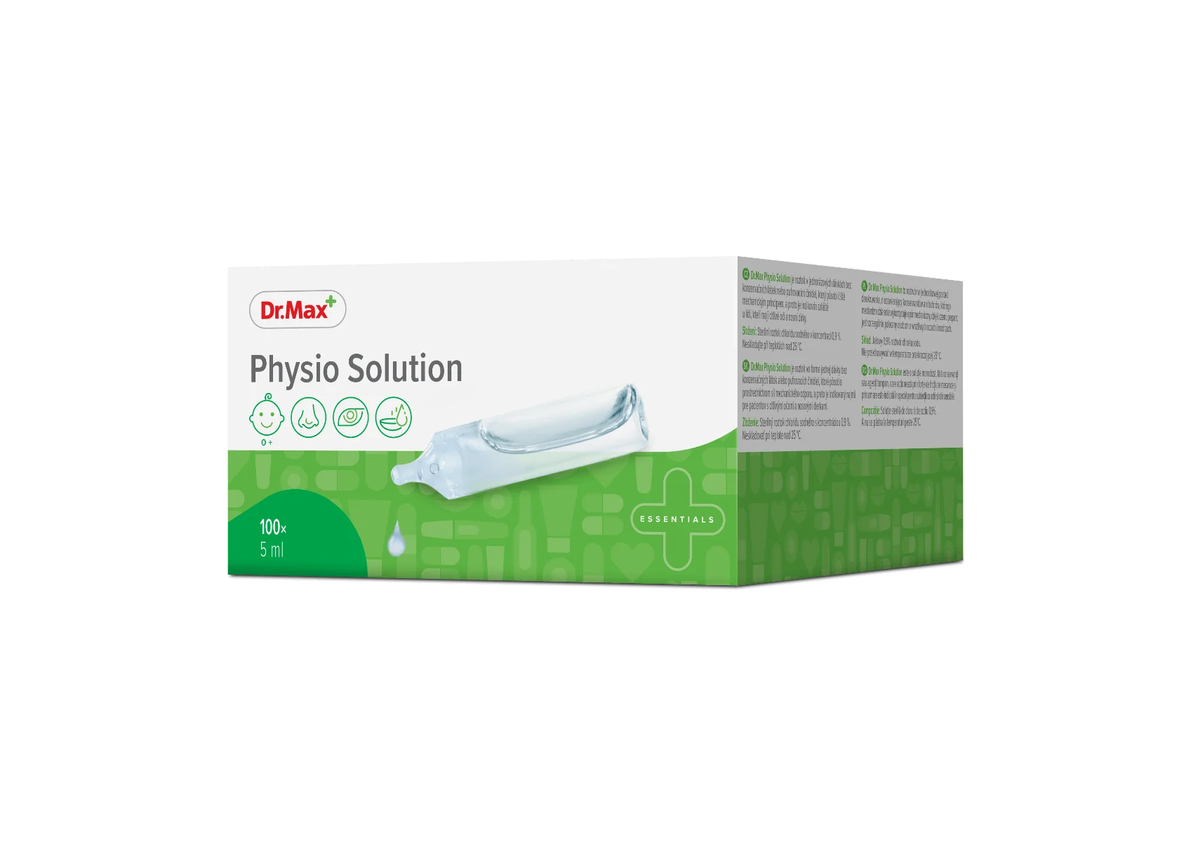 Dr.Max Physio Solution roztwór soli fizjologicznej, 100 ampułek x 5 ml