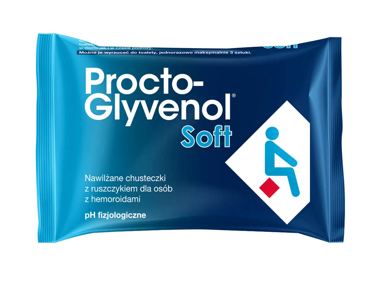 Procto-Glyvenol Soft, nawilżane chusteczki dla osób z hemoroidami, 30 sztuk