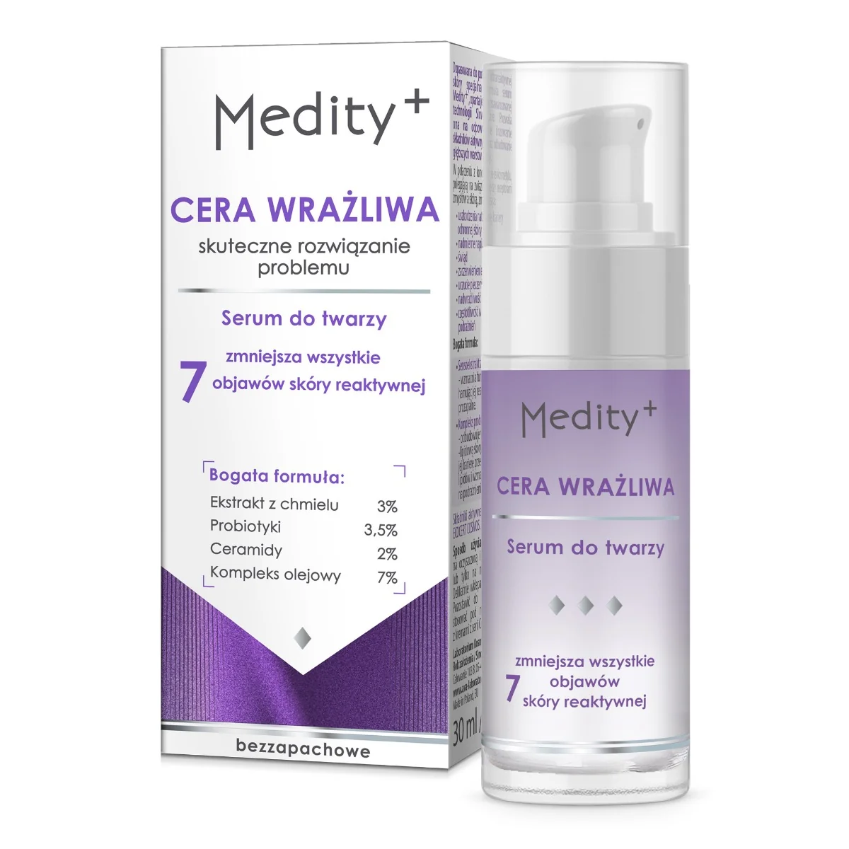 Medity+ Cera Wrażliwa Serum do twarzy, 30 ml