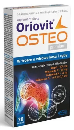 Oriovit Osteo Premium, suplement diety, 30 tabletek