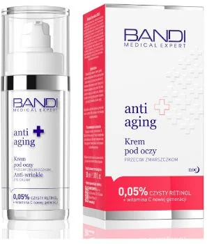 BANDI Medical Expert Anti-Aging krem pod oczy przeciw zmarszczkom z czystym retinolem i witaminą C BANDI Medical Expert Anti-Aging krem pod oczy przeciw zmarszczkom z czystym retinolem i witaminą C