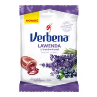 Verbena, cukierki ziołowe, lawenda z borówkami, 60 g