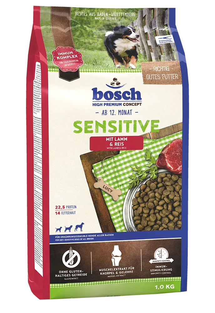 Bosch Sensitive Lamb & Rice karma dla psów, 1 kg