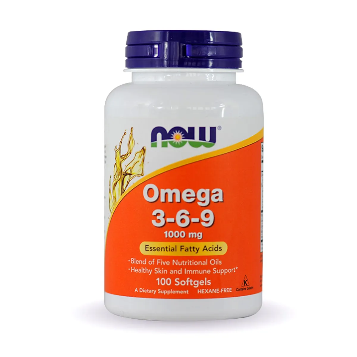 Now Foods Omega 3-6-9, suplement diety, 100 kapsułek