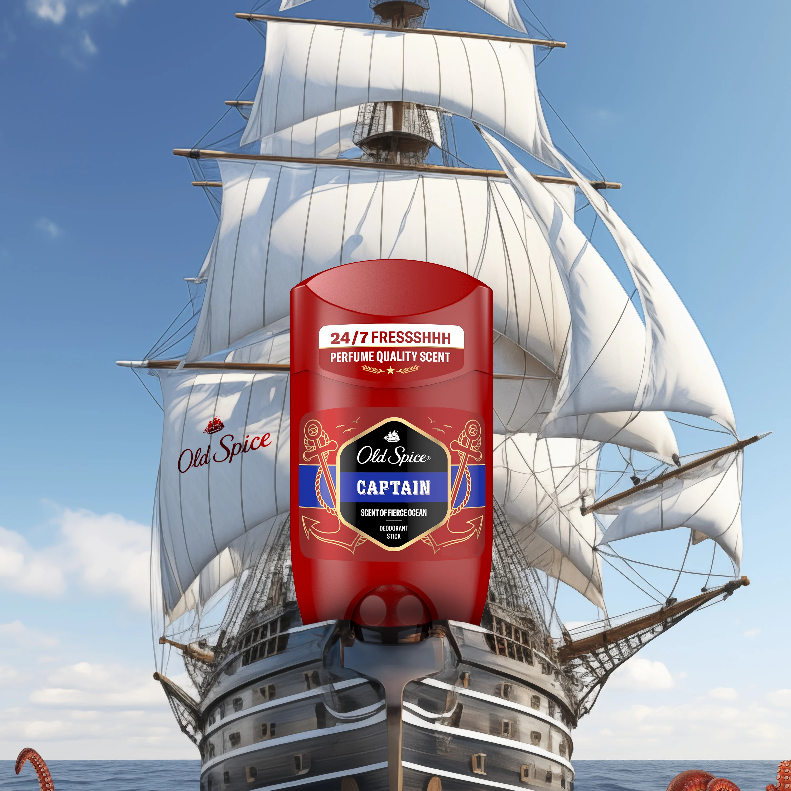 Old Spice Capitan dezodorant w sztyfcie, 65 ml