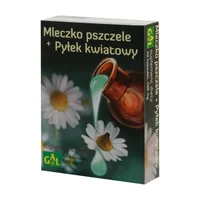 GAL, mleczko pszczele + pyłek kwiatowy, suplement diety,48 kapsułek