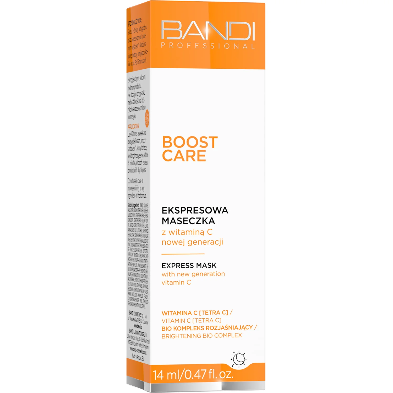 Bandi Boost Care ekspresowa maseczka z witaminą C nowej generacji, 14 ml