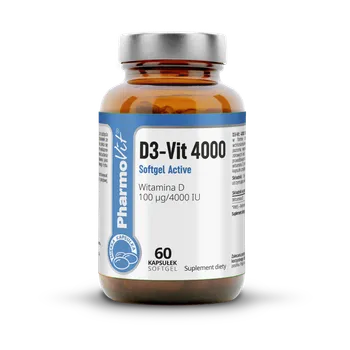 Pharmovit D3-Vit 4000, suplement diety, 60 kapsułek 