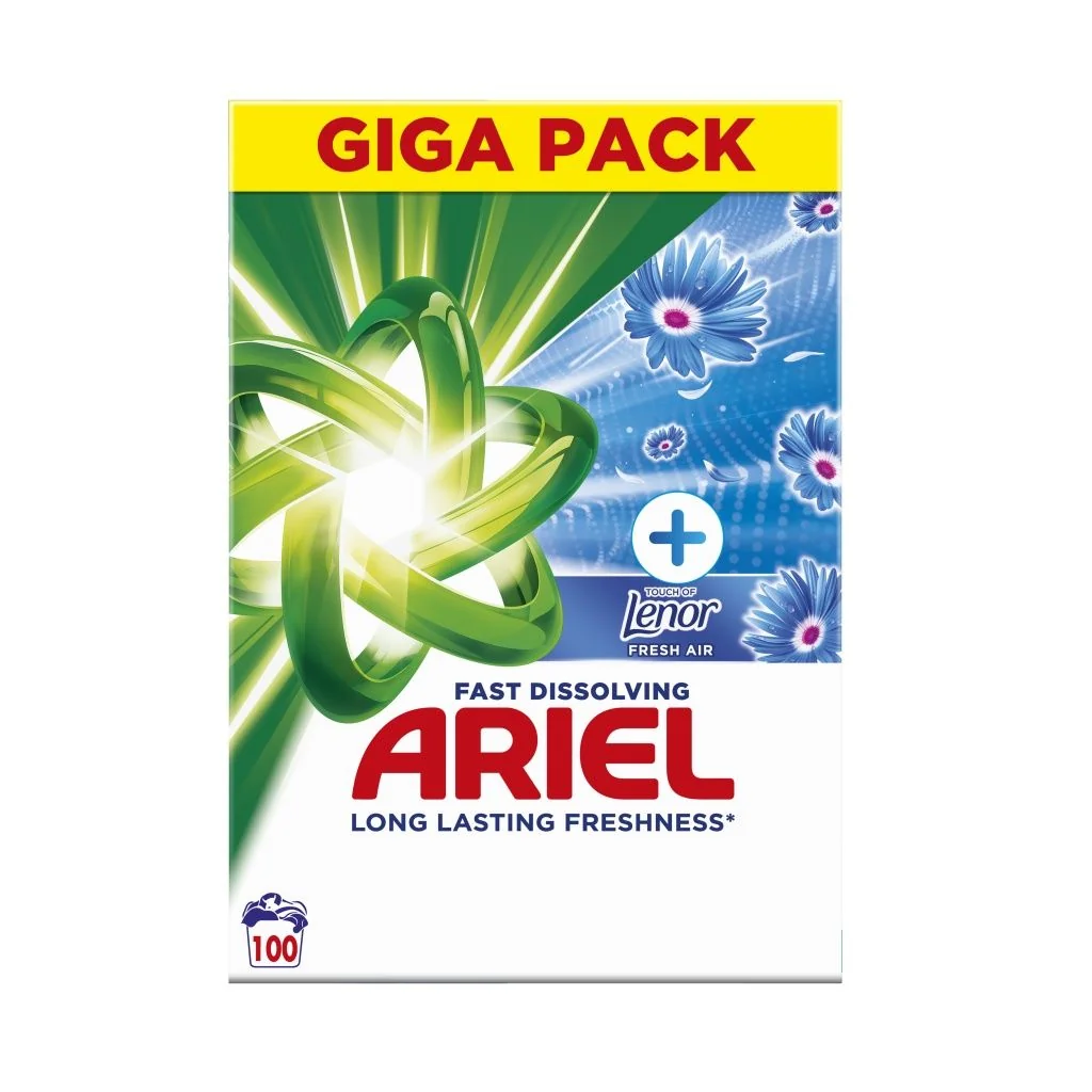 Ariel Touch Of Lenor Fresh Air proszek do prania, 100 prań, 5,5 kg