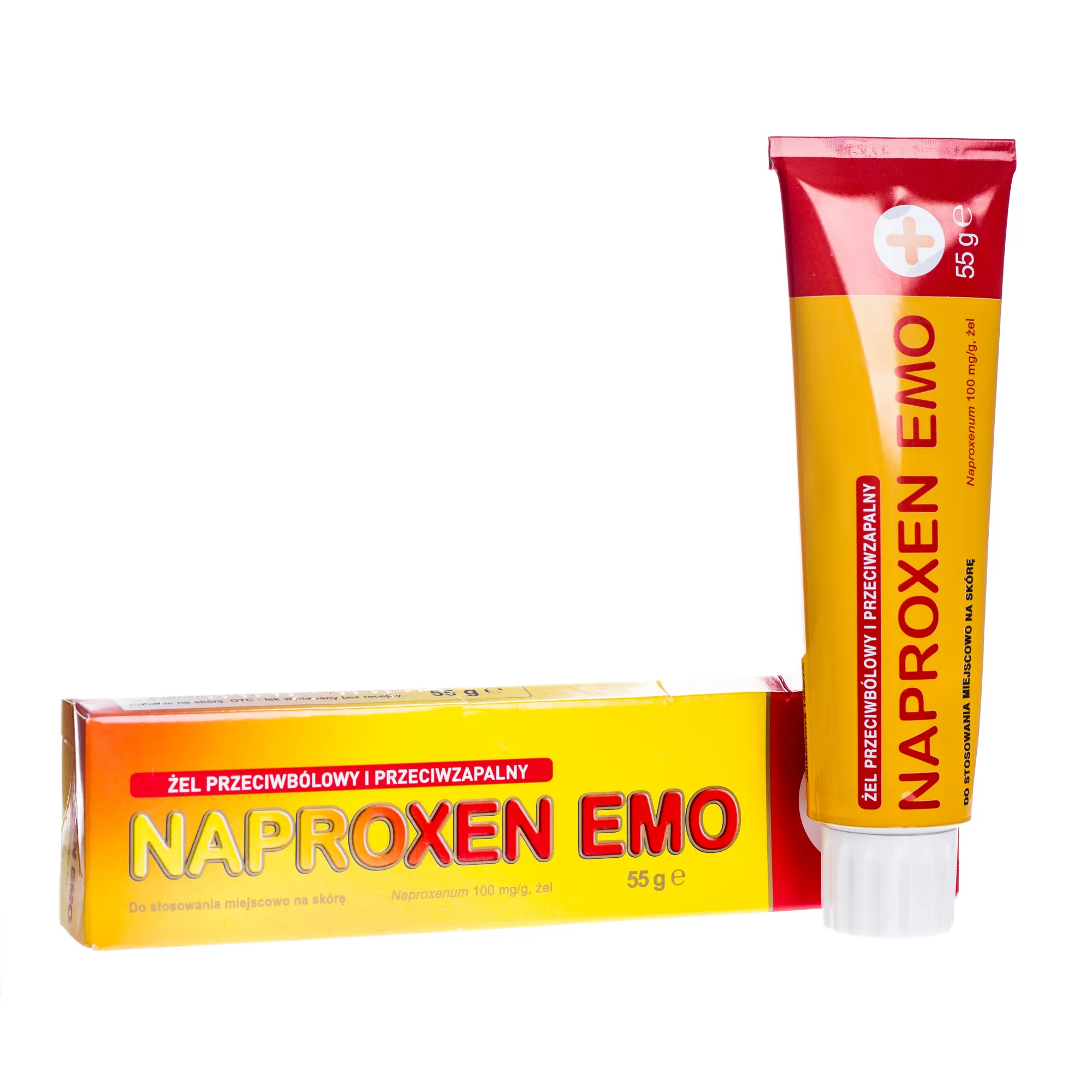 Naproxen Emo, 10%, żel, 55 g 