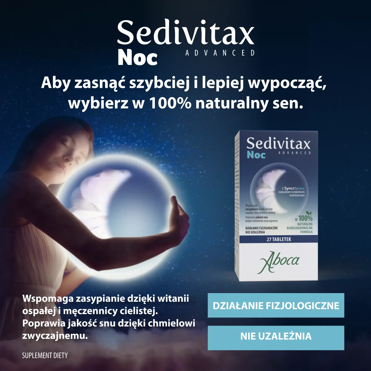 Sedivitax Advanced Noc 27 tabletek