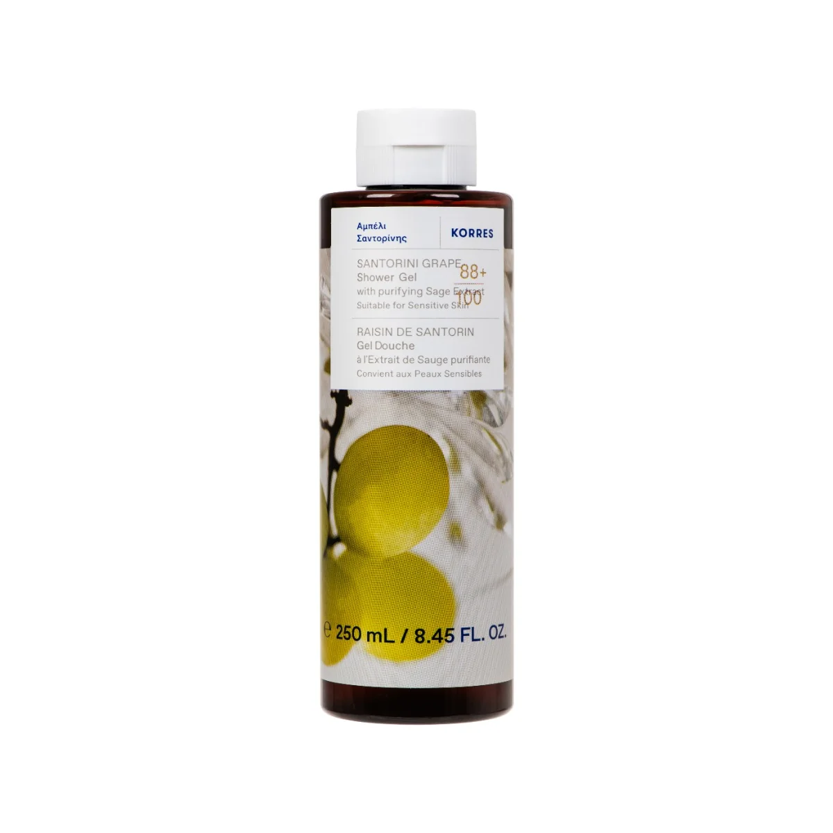 Korres Santorini Grape żel pod prysznic, 250 ml
