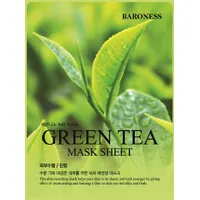 Baroness Maska oczyszczająca w płachcie z zieloną herbatą, 21 g