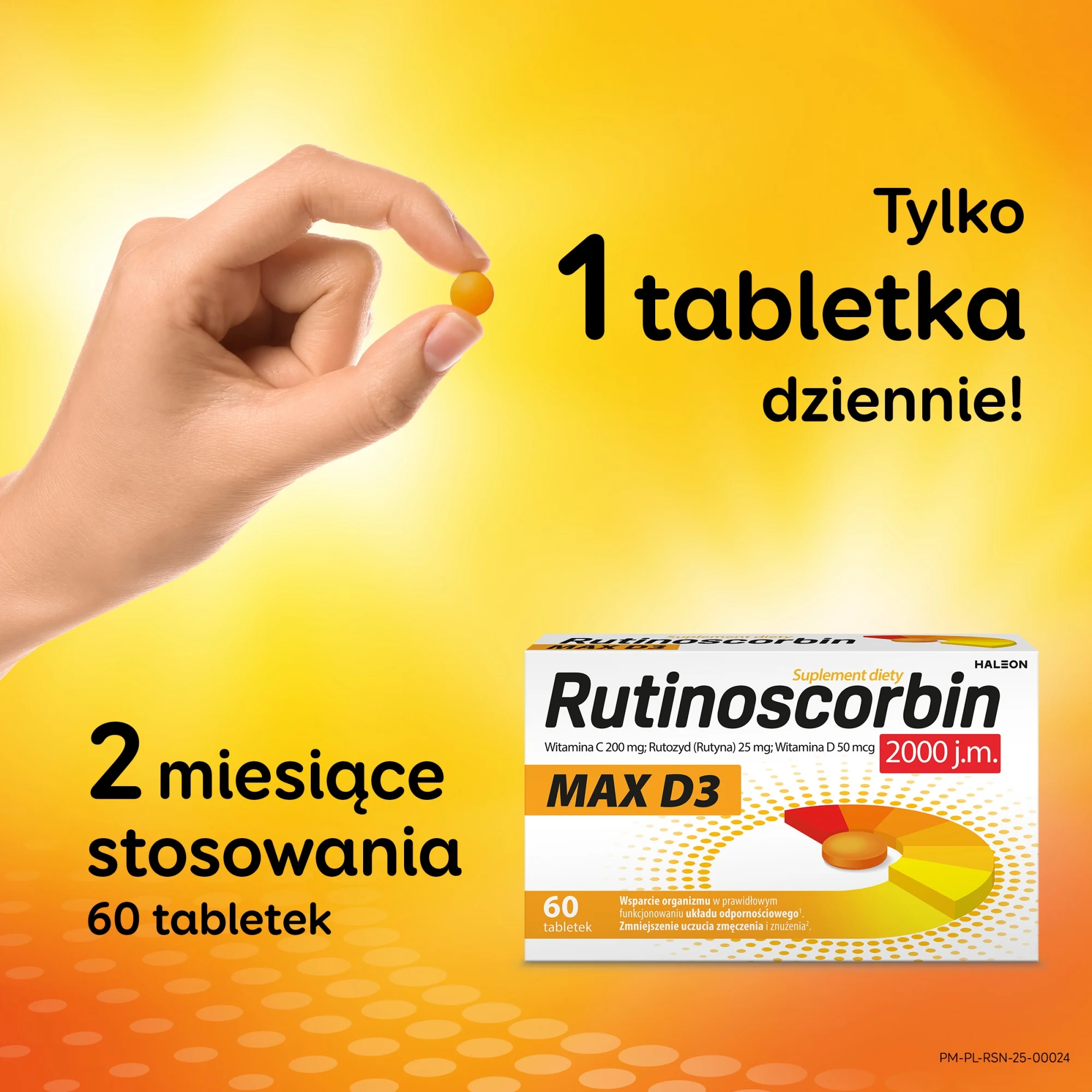 Rutinoscorbin Max D3 60 tabletek