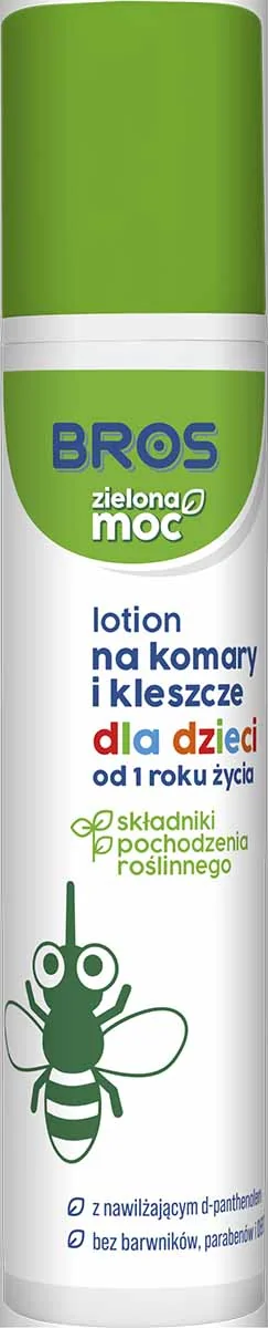 Bros Zielona Moc lotion na komary i kleszcze dla dzieci o 1 roku życia, 50 ml