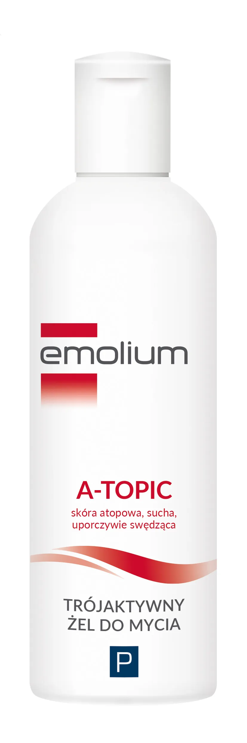 Emolium A-Topic, trójaktywny żel do mycia, 200 ml 