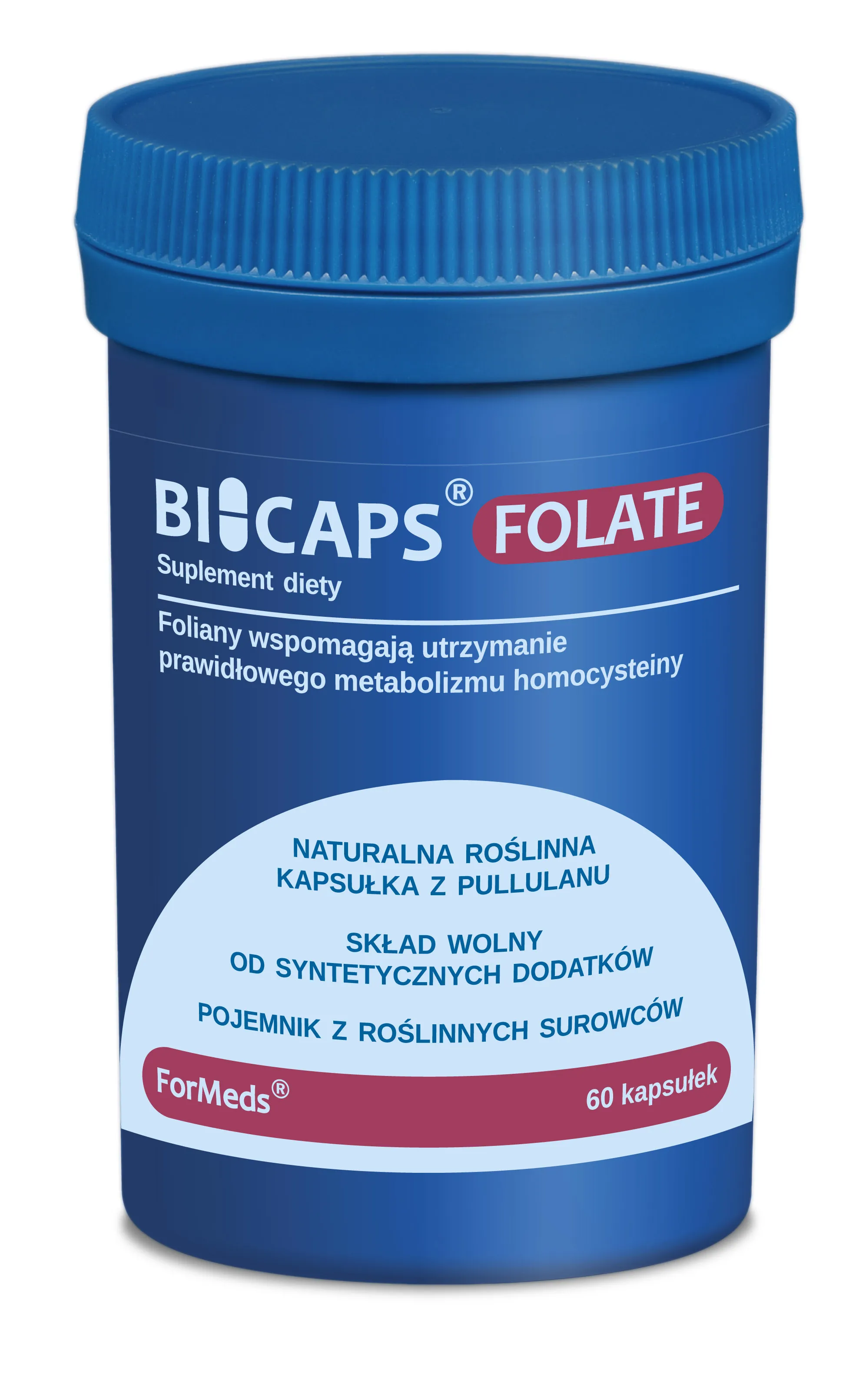 ForMeds Bicaps Folate, suplement diety, 60 kapsułek