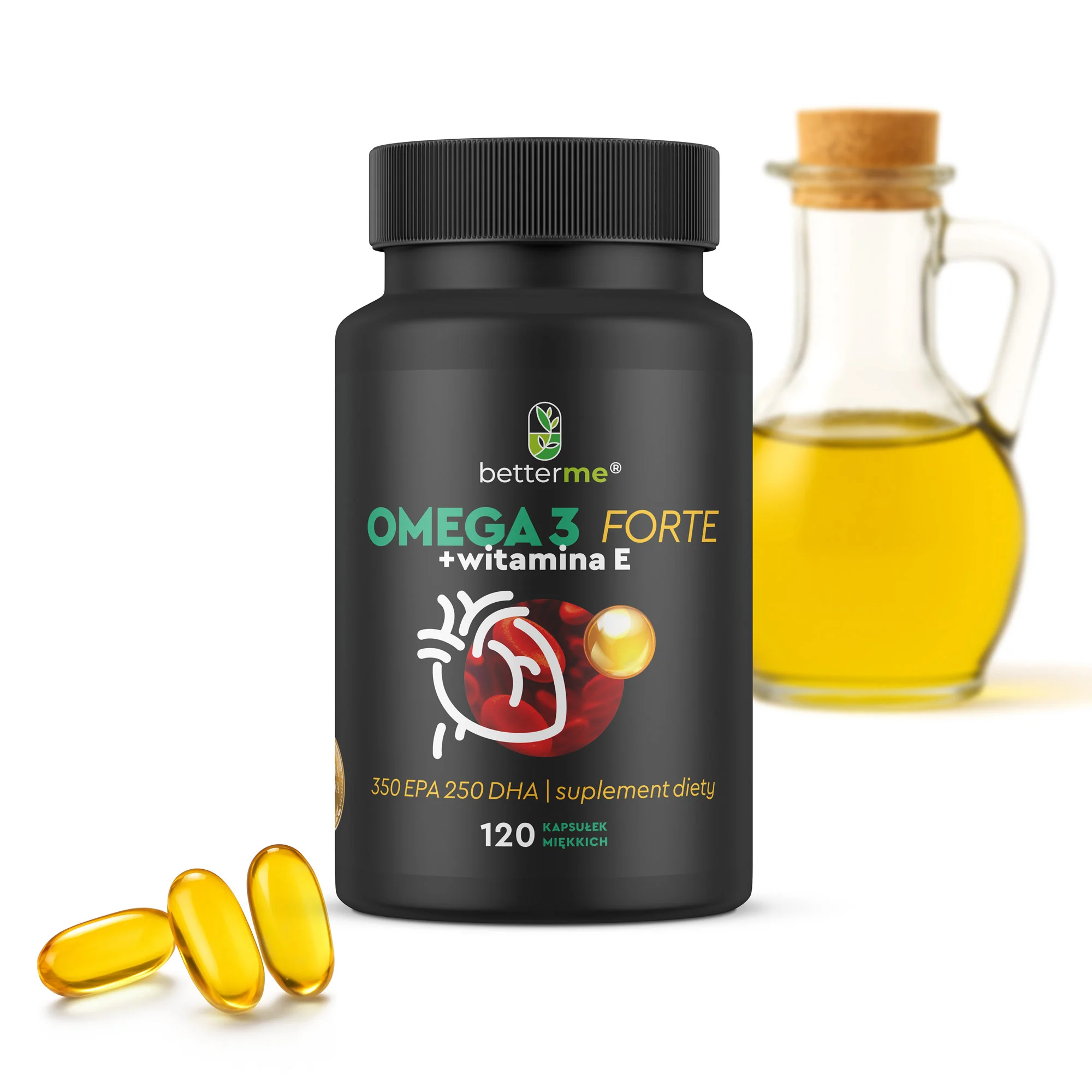 BetterMe Omega 3 Forte 120 kapsułek miękkich