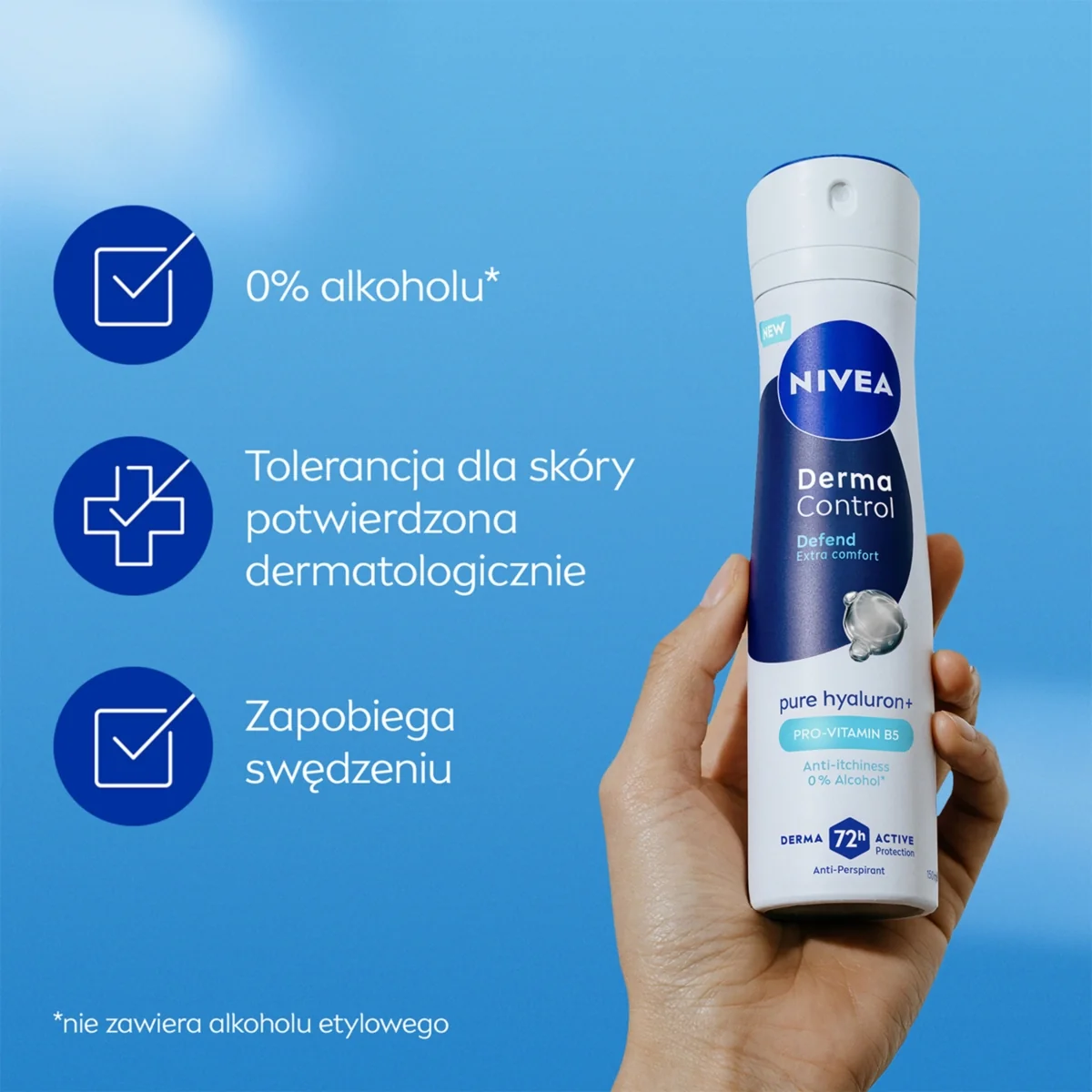 Nivea Derma Control Defend antyperspirant w sprayu, 150 ml