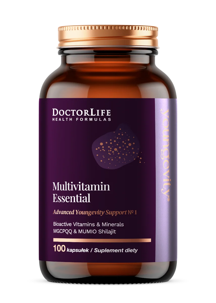 Doctor Life Mutlivitamin Essential bioaktywne witaminy i minerały 100 kapsułek