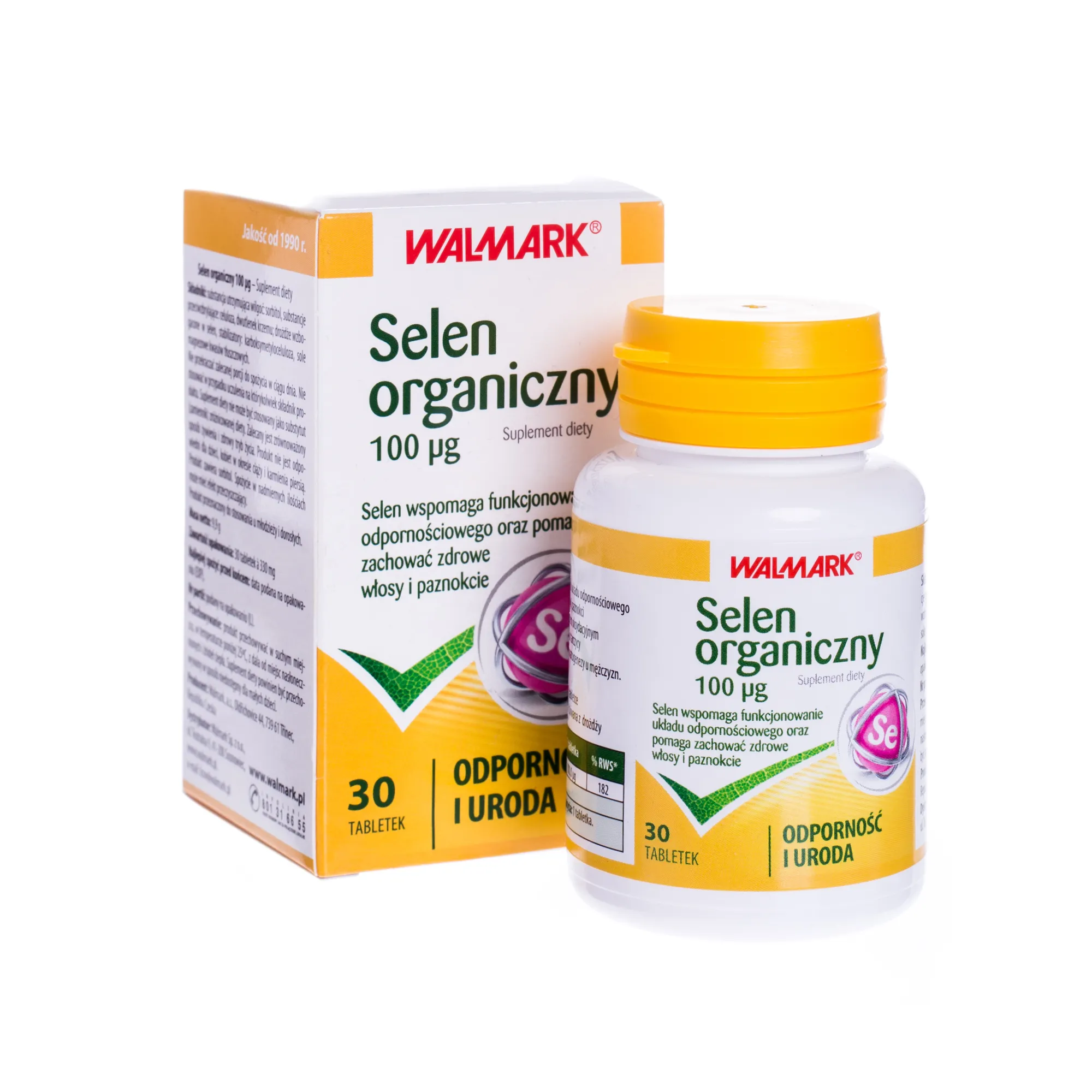 Selen organiczny 100 mcg, suplement diety, 30 tabl. 