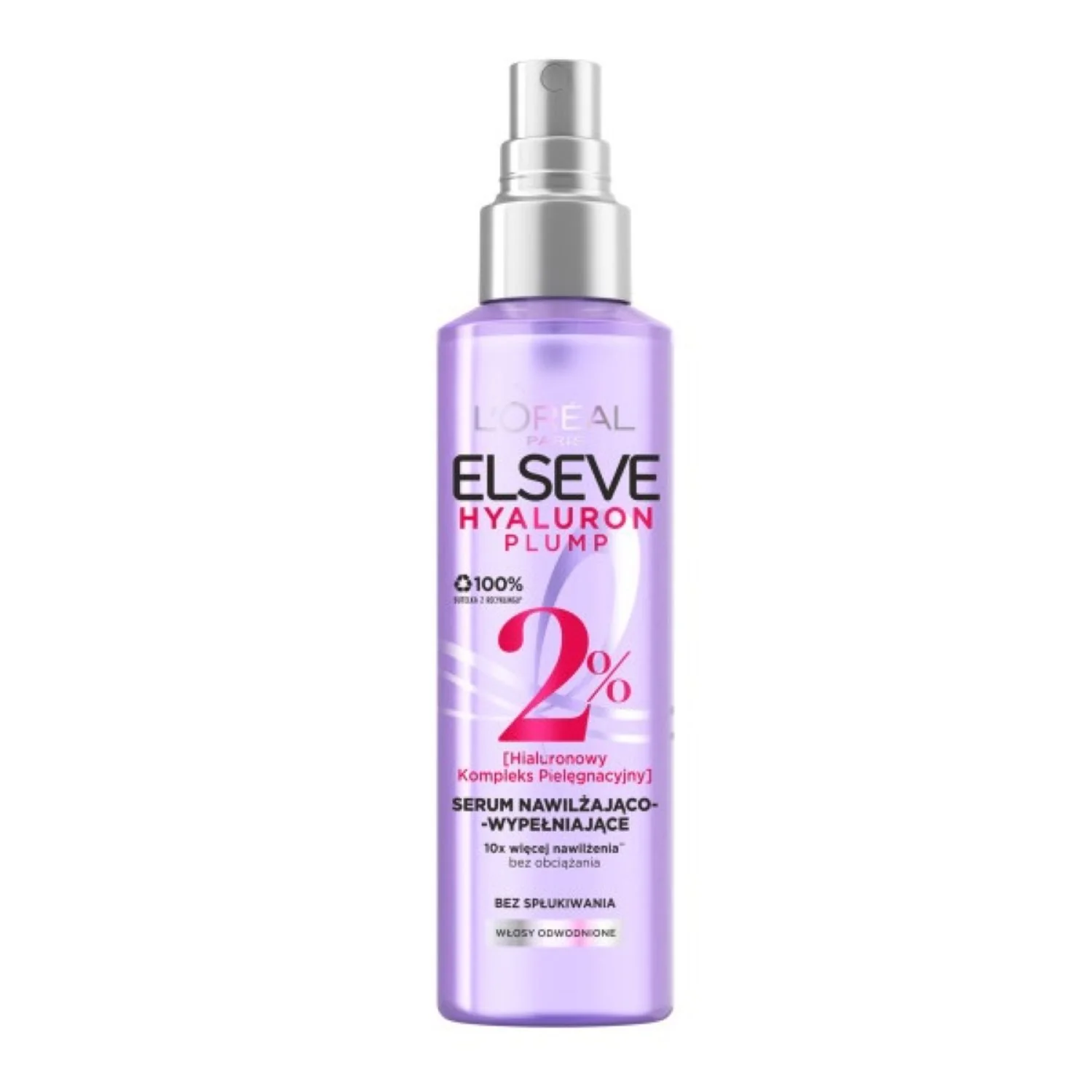 L`Oreal Elseve Hyaluron Plump serum nawilżająco-wypełniające do włosów odwodnionych, 150 ml