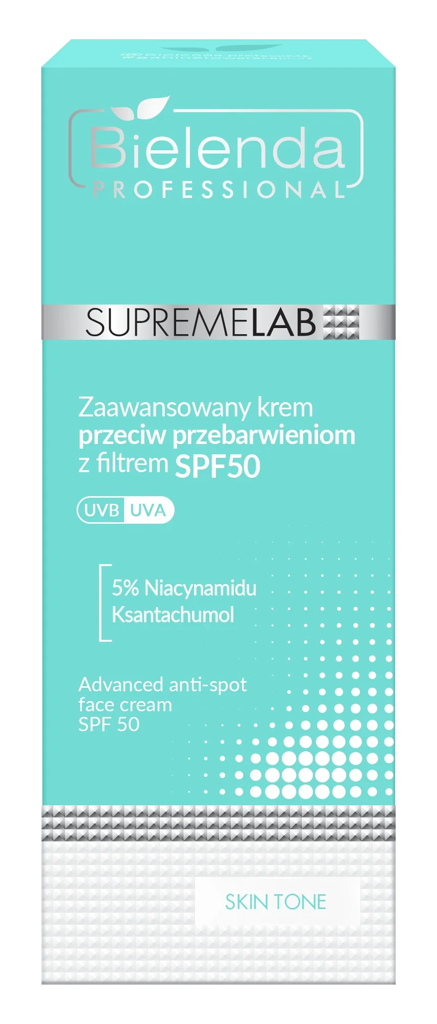 Bielenda Professional Supremelab Skin Tone zaawansowany krem przeciw przebarwieniom z SPF 50 UVA/UVB, 50 ml