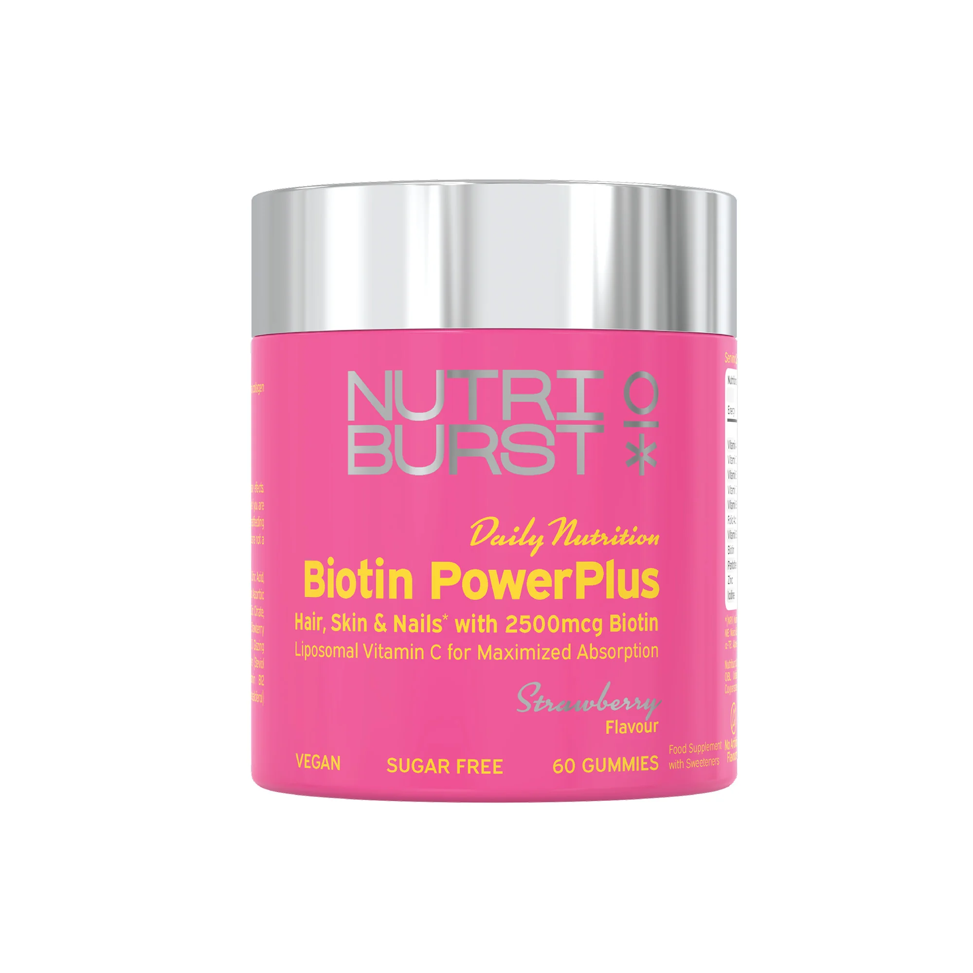 Nutriburst Biotin PowerPlus 60 żelek