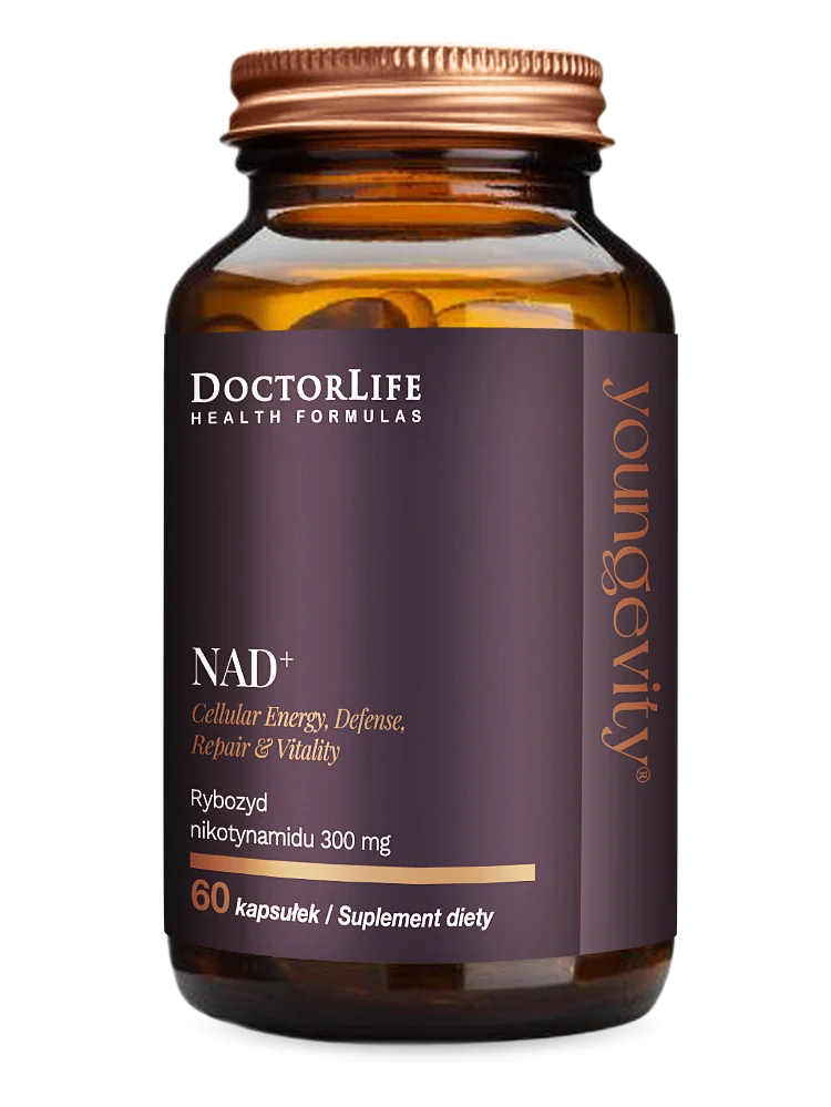 Doctor Life NAD+ Rybozyd nikotynamidu 300 mg 60 kapsułek