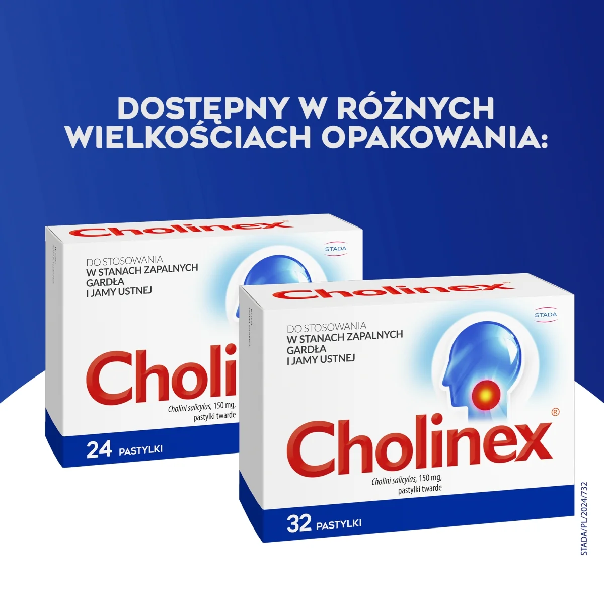 Cholinex 24 pastylki twarde