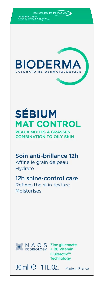 Bioderma Sébium Mat Control krem matujący do skóry mieszanej i tłustej, 30 ml