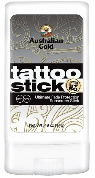 Australian Gold Tattoo Stick ochrona tatuażu SPF50, 14 g