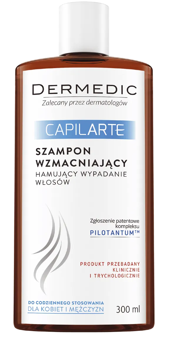 Dermedic Caplilarte, szampon wzmacniający hamujący wypadanie włosów, 300 ml