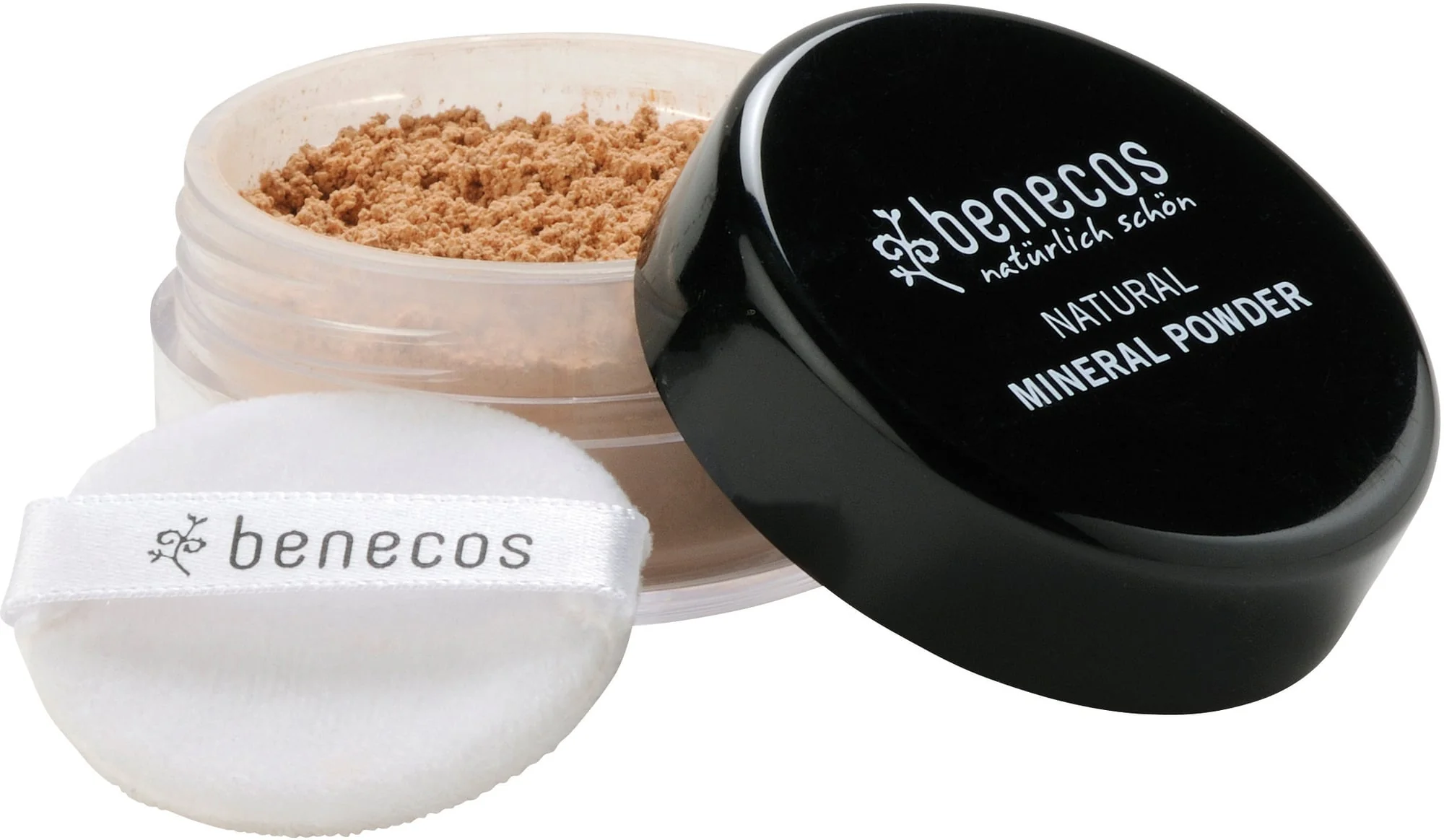 Benecos naturalny sypki puder mineralny Light Sand, 6 g
