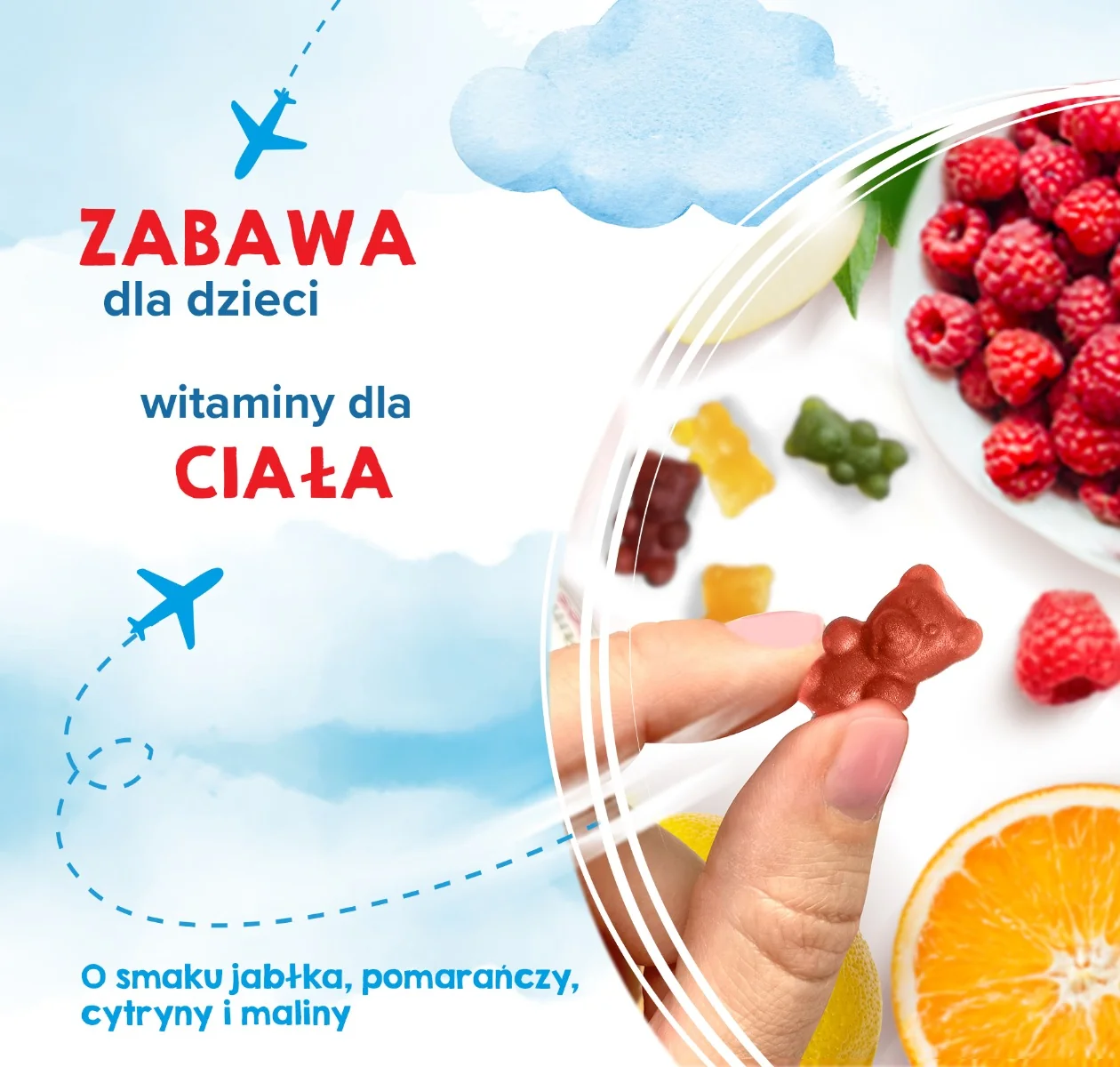 Kids Gummies Bears Dr. Max żelki witaminowe suplement diety, około 50 żelków