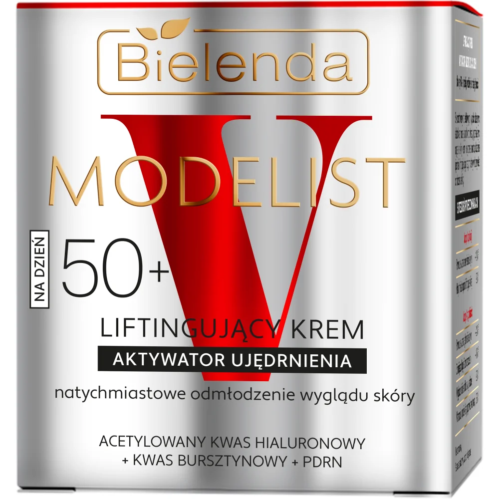 Bielenda V-Modelist liftingujący krem aktywator ujędrnienia na dzień 50+, 50 ml