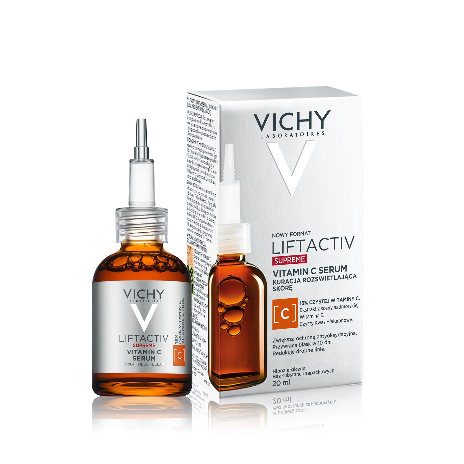 Vichy Liftactiv Supreme Vitamin C serum rozświetlające z 15% czystej witaminy C, 20 ml