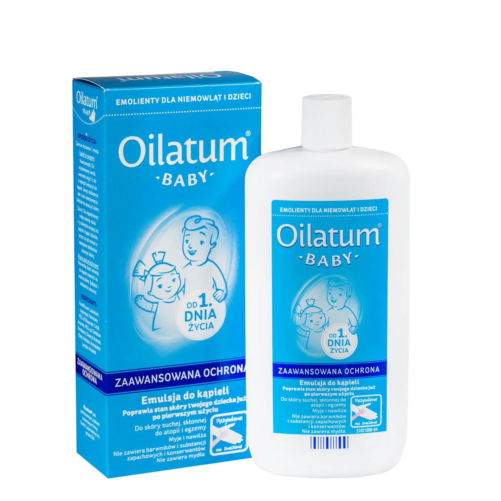 Oilatum Baby, emulsja do kąpieli, 500 ml + 500 ml 